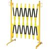 Expanding barrier 3.6x1.05m yellow/black + wall mounting